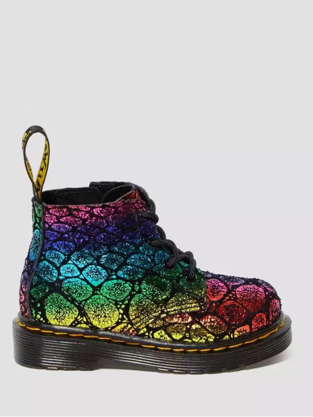 NWOT Dr. Martens Pascal 1460 Metallic Suede Boots